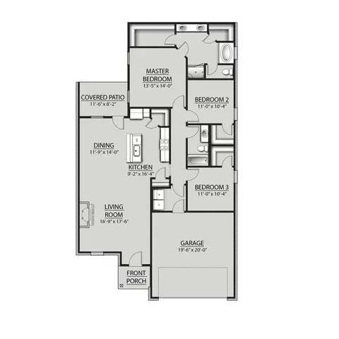 Floorplan - 102 Harveston Way, Scott, LA 70583 photo 1 of 1