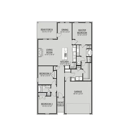 Floorplan - 800 Sumter Loop, Foley, AL 36535 photo 1 of 1