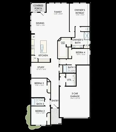 Floorplan - 9415 Forest Ground Ave, Conroe, TX 77301 photo 1 of 1