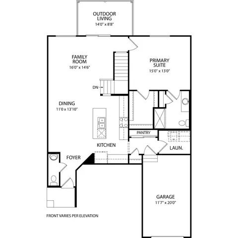 Floorplan - 2744 Timberside Dr, Hebron, KY 41048 photo 1 of 2