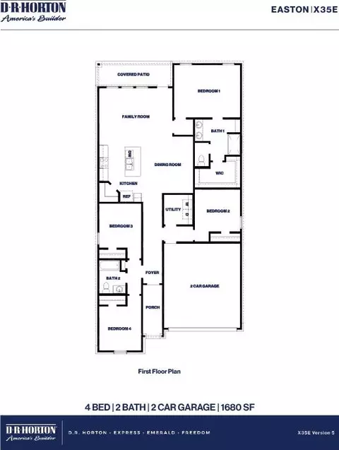 Floorplan - 7235 Rolling Valley Ln, Conroe, TX 77304 photo 1 of 1
