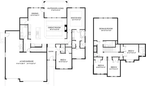 Floorplan - 2230 N Peakhurt Ave, Kuna, ID 83634 photo 1 of 1