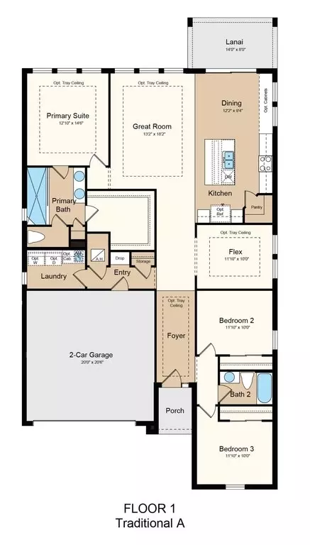 Floorplan - 5292 Goldfinch Dr, Saint Cloud, FL 34771 photo 1 of 2