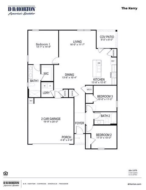 Floorplan - 214 Ridley St, Longs, SC 29568 photo 1 of 1