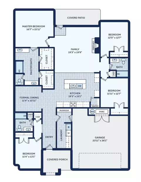 Floorplan - 19500 Ridgeview Rd, Spring Hill, KS 66083 photo 1 of 1