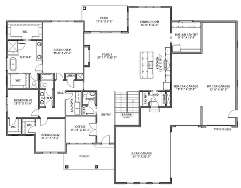 Floorplan - 718 N 1600 E, Salem, UT 84653 photo 1 of 2
