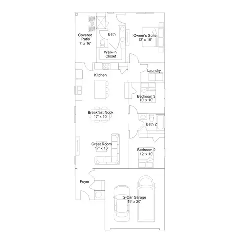 Floorplan - 8536 Norman Forest Rd, Lancaster, SC 29720 photo 1 of 2