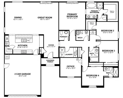 Floorplan - 1425 Moore St, Redlands, CA 92374 photo 1 of 1