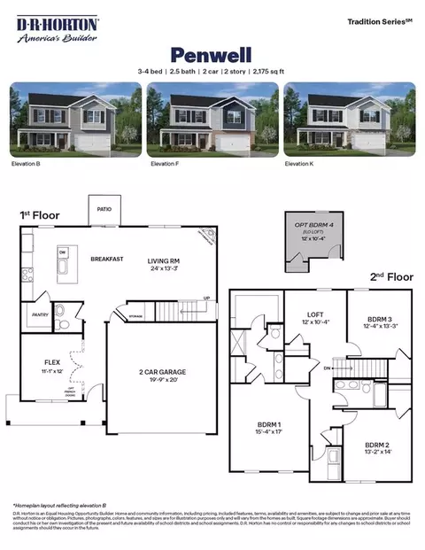 Floorplan - 1012 Octans Way, Wendell, NC 27591 photo 1 of 1