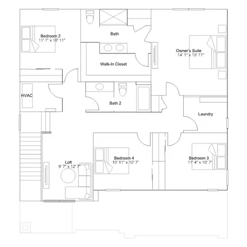 Floorplan - 2324 Jandell Ave NE, Saint Michael, MN 55376 photo 3 of 3