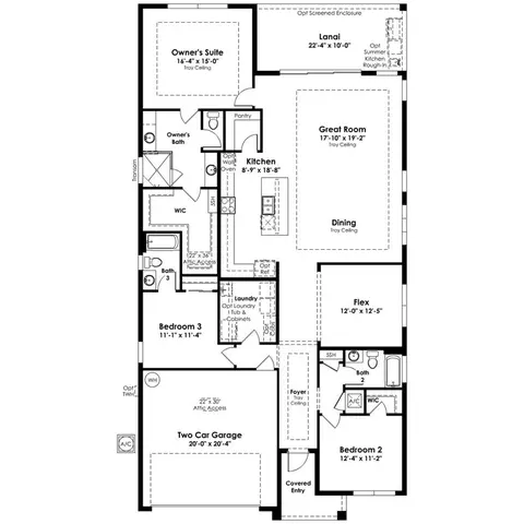 Floorplan - 5035 Shade Forest Dr, Parrish, FL 34219 photo 1 of 1