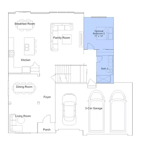 Floorplan - 1110 Reeves St, Elburn, IL 60119 photo 2 of 6
