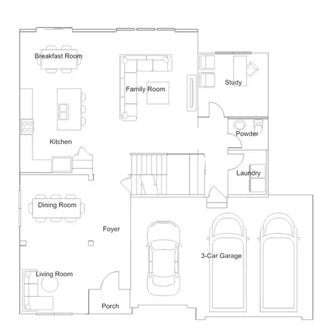 Floorplan - 1110 Reeves St, Elburn, IL 60119 photo 1 of 6