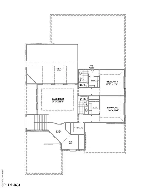 Floorplan - 910 Shooting Star Dr, Prosper, TX 75078 photo 2 of 3