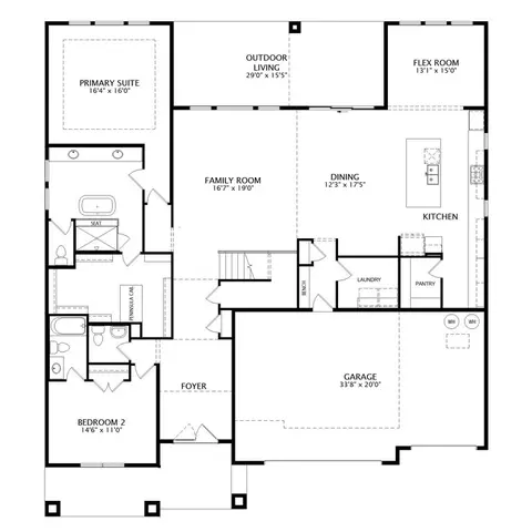 Floorplan - 1368 Murrell Loop, Middleburg, FL 32068 photo 2 of 2