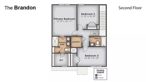 Floorplan - 1273 Skystone Loop NE #LOT 19, Supply, NC 28462 photo 2 of 2
