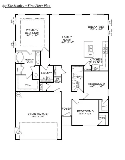 Floorplan - 215 Silk Oak Dr, Moncks Corner, SC 29461 photo 1 of 2