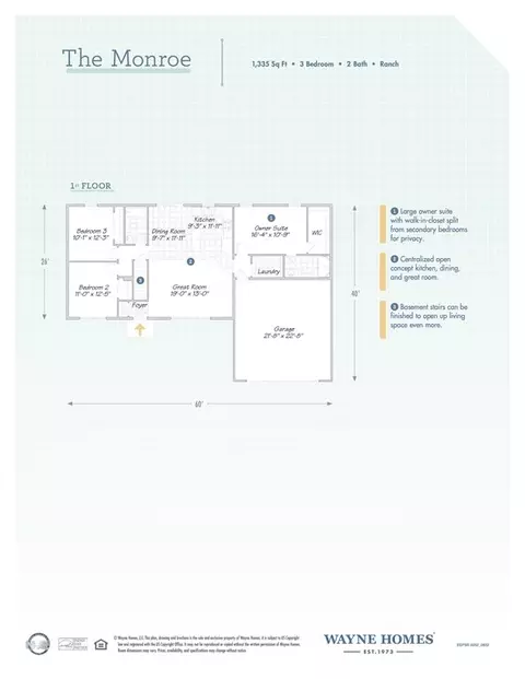 Floorplan - 3859 Eastern Rd, Norton, OH 44203 photo 1 of 1