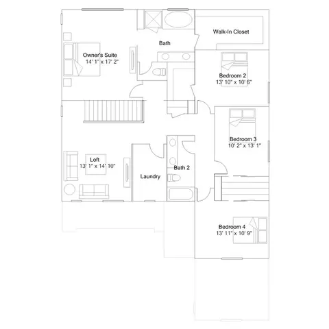 Floorplan - 2118 Trojan St, Manteca, CA 95336 photo 2 of 2