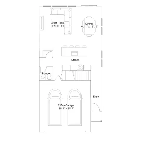 Floorplan - 5950 E Tower Ave, Fresno, CA 93727 photo 1 of 2
