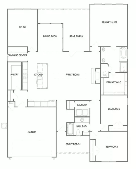 Floorplan - 8400 E Galveston St, Broken Arrow, OK 74014 photo 1 of 1
