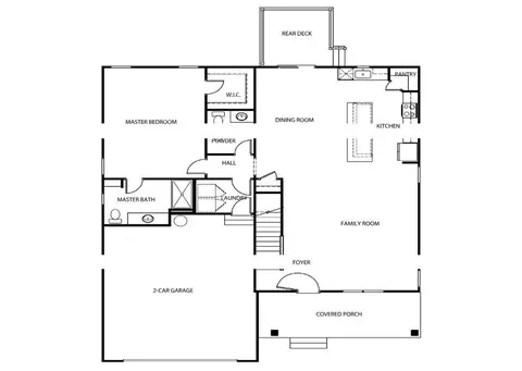Floorplan - 128 Boone Docks Dr, Broadway, NC 27505 photo 2 of 2
