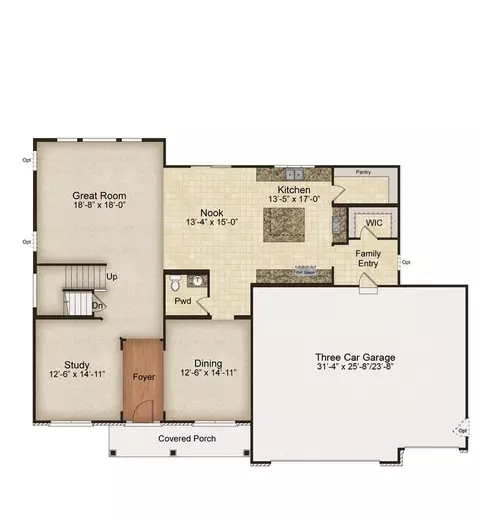 Floorplan - Cambrium Ct., Wentzville, MO 63385 photo 2 of 2