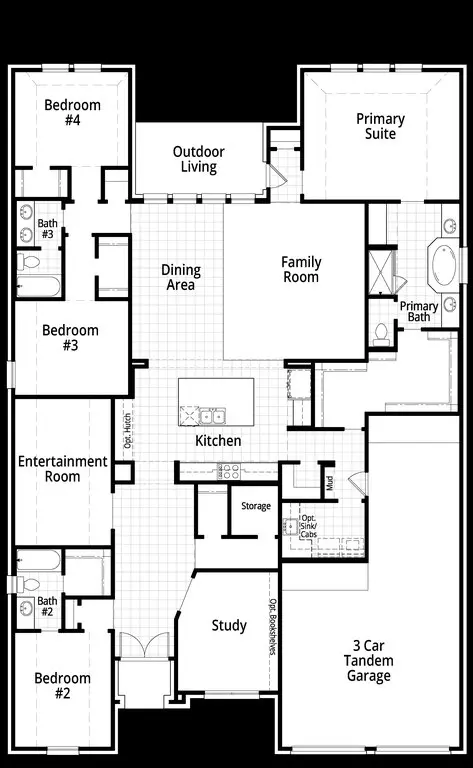 Floorplan - 325 Vale Run, Kyle, TX 78640 photo 1 of 1