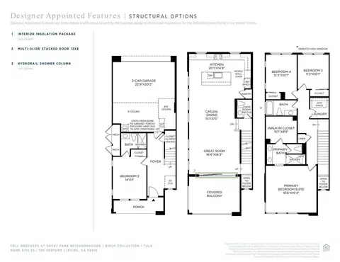 Floorplan - 120 Century, Irvine, CA 92618 photo 1 of 4