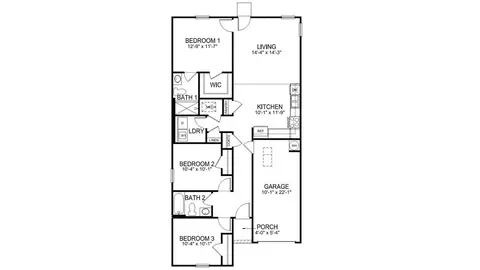 Floorplan - 1312 Williamston Rd, Anderson, SC 29621 photo 1 of 1