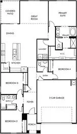 Floorplan - 24381 W Hazel Dr, Buckeye, AZ 85326 photo 1 of 1