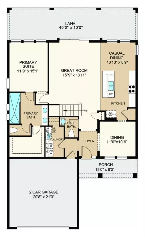 Floorplan - 3862 Windward Dr, Cocoa, FL 32926 photo 1 of 3