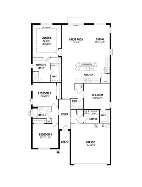 Floorplan - 18150 Wellspring Ct, Venice, FL 34293 photo 1 of 1
