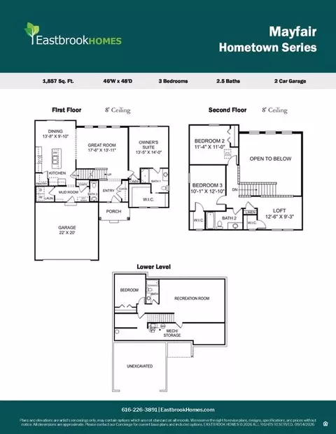 Floorplan - 14054 Ambrosia Ave, Dewitt, MI 48820 photo 1 of 1