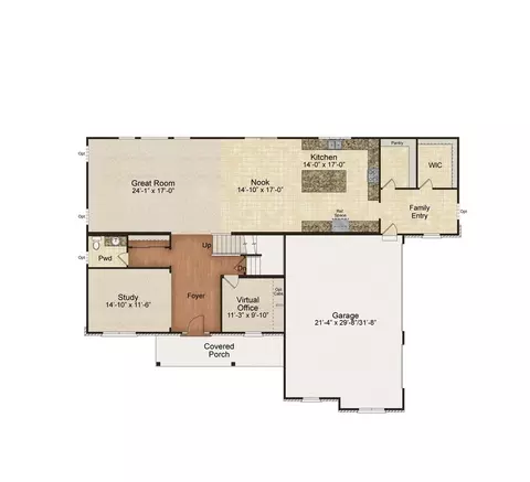 Floorplan - 7003 Canyon Trek Trl, Cottleville, MO 63304 photo 1 of 2