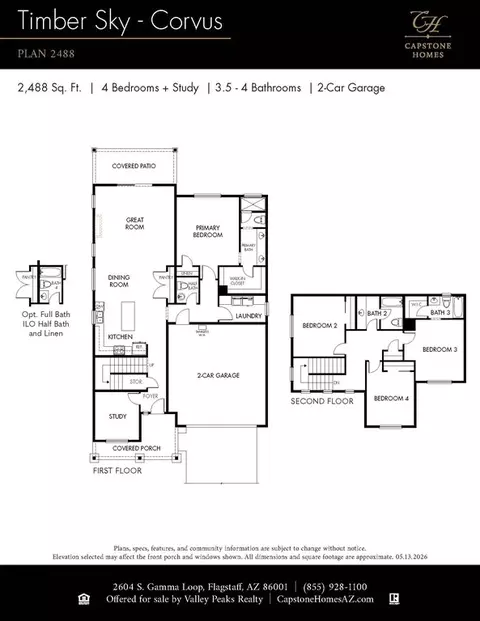 Floorplan - 2604 S Gamma Loop, Flagstaff, AZ 86001 photo 1 of 1