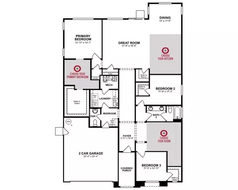 Floorplan - 2016 Woolem Pl, Escondido, CA 92026 photo 1 of 1