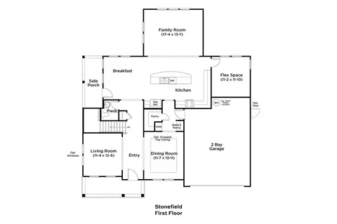 Floorplan - 4420 Bragg Rd, Durham, NC 27704 photo 1 of 6