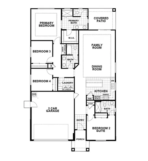 Floorplan - 2684 Wesley Way, Chico, CA 95973 photo 1 of 1