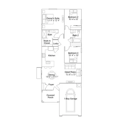 Floorplan - 2017 W Roselle Ave, Apache Junction, AZ 85120 photo 1 of 1