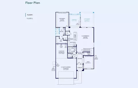 Floorplan - 6728 W Ebbets Way, Florence, AZ 85132 photo 1 of 1