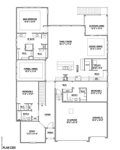 Floorplan - 2093 Falling Leaf Dr, Windsor, CO 80550 photo 3 of 4