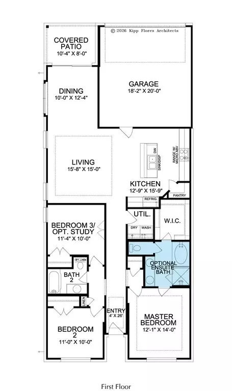 Floorplan - 3093 Eleanor Dr, Prosper, TX 75078 photo 2 of 2