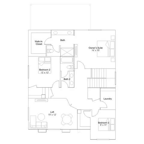 Floorplan - 7409 S Kinglet Way, Tucson, AZ 85747 photo 2 of 2