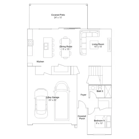 Floorplan - 7409 S Kinglet Way, Tucson, AZ 85747 photo 1 of 2
