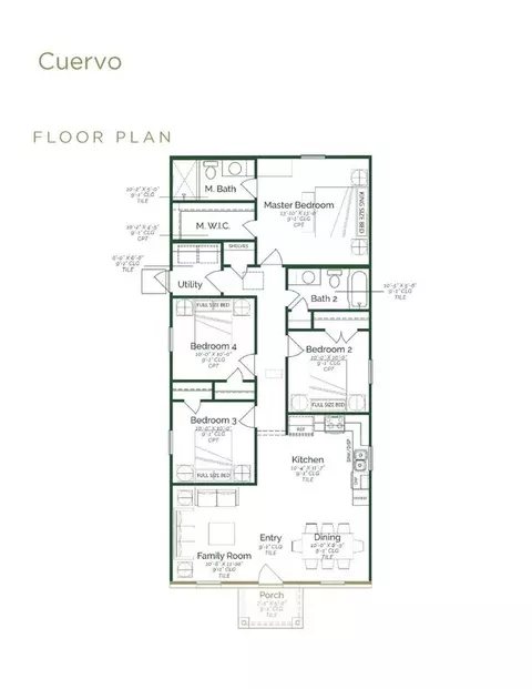 Floorplan - 5315 Moses Lp, Laredo, TX 78046 photo 1 of 1