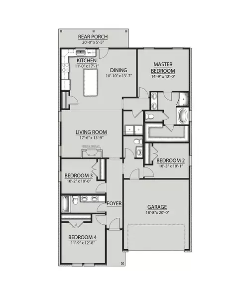 Floorplan - 210 Judice Ln, Duson, LA 70529 photo 1 of 1