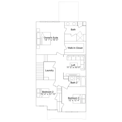 Floorplan - 1212 Blue Dasher Ln, Rolesville, NC 27587 photo 3 of 3