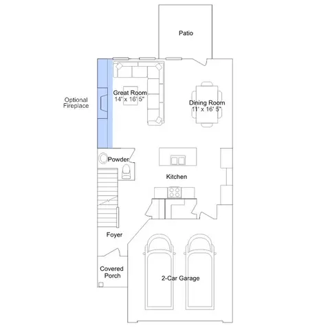 Floorplan - 1212 Blue Dasher Ln, Rolesville, NC 27587 photo 2 of 3