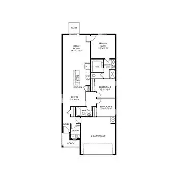 Floorplan - 13727 Richland Gulf Cir, Parrish, FL 34219 photo 1 of 1